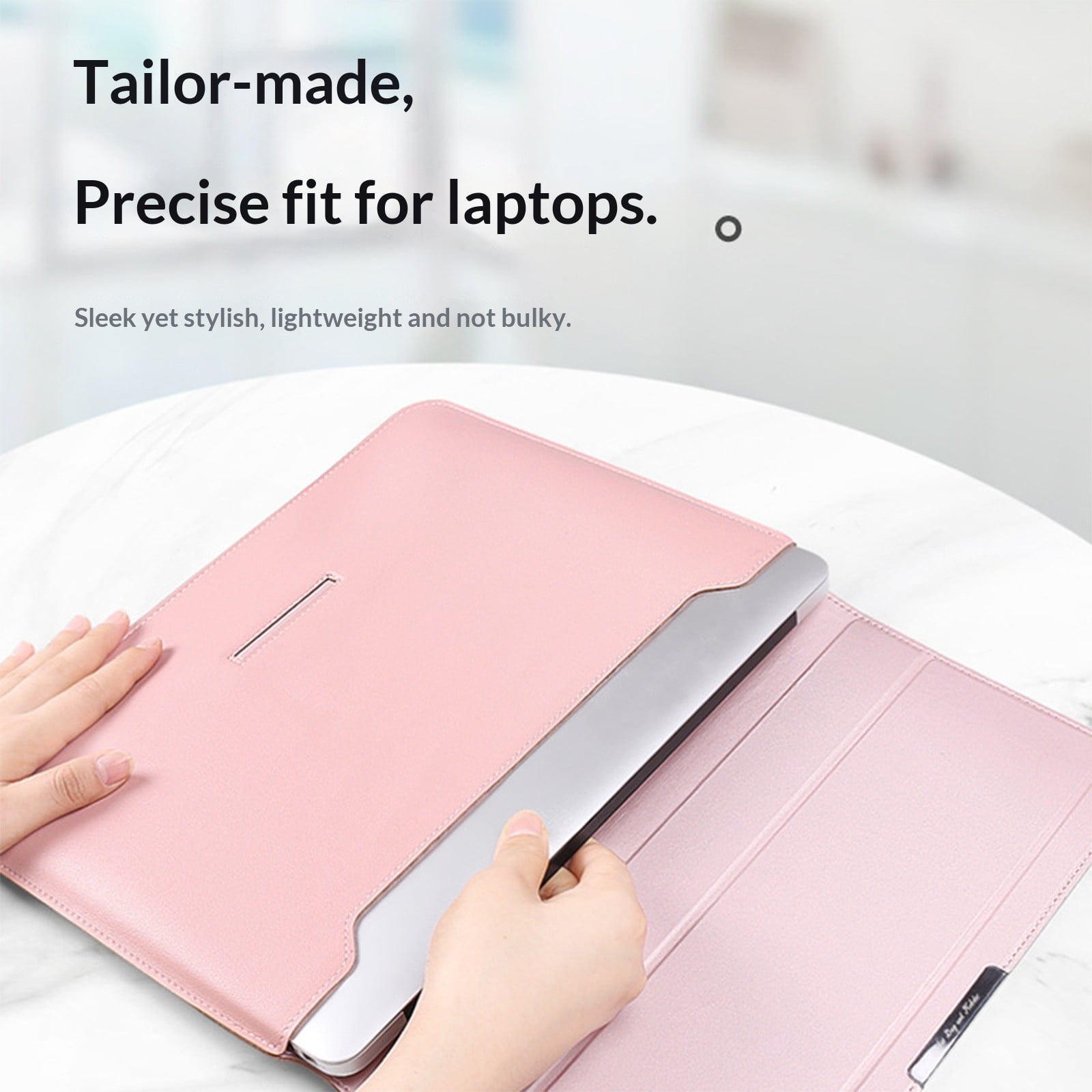 Portable PU Leather Case with Hand Rest Design for 13-16 Inch Computers