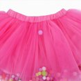 thumbnail image 6 of Kaprioy Toddler Girl Tutu Skirt Colorful Pom Poms Skirts Elastic Waist Birthday Tutu Outfit Princess Ballet Dancing Dress, 6 of 6