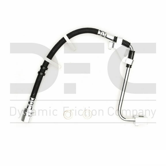 Front Left Dynamic Friction Company Brake Line Hose 350-54076 For 2006-2007 Ford Freestar, 2006-2007 Mercury Monterey