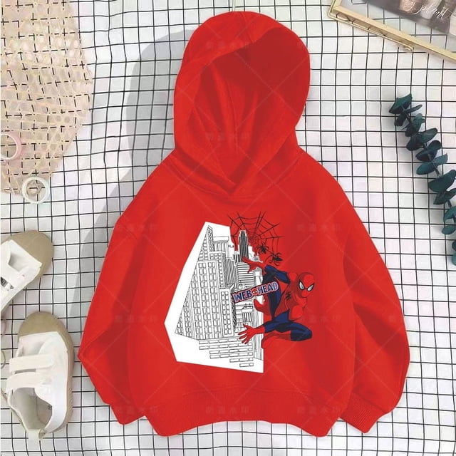 2024 Wunder Superheld Spiderman Kapuze die Rächer Kinder sudadera tipo sudaderas con capucha Harajuku polar Herbst Jersey Kleidung