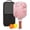 Brick-red, variant on Pickleball Paddles Set Of 1, Fiberglass Surface, World Map Print, 1 Paddle, 2 Balls & Bag