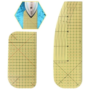 Hot Ironing Measuring RulerCloth Quilting Ruler Plastic Tailoring Ruler