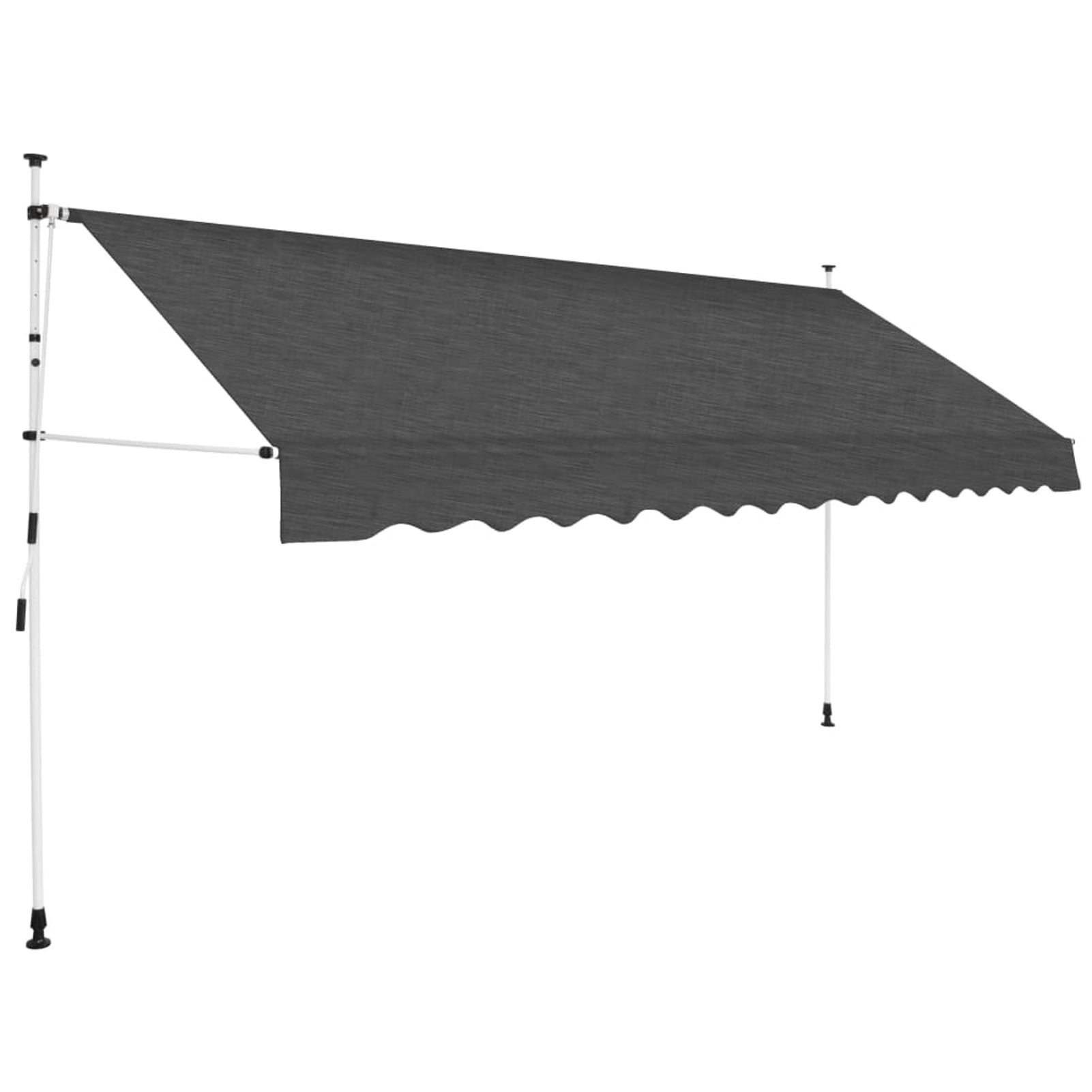Details about   13x8ft Retractable Awning Aluminum Patio Sun Shade Awning Cover Protector Shade 