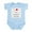 Sky Blue, variant on CafePress - I Love My Aunt & Uncle Infant Bodysuit - Baby Light Bodysuit, Size Newborn - 24 Months