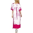thumbnail image 4 of HAPPY BAY Women's Loose Tunics House Wear Beach Dresses 12-16 Pink-AC924, 4 of 4