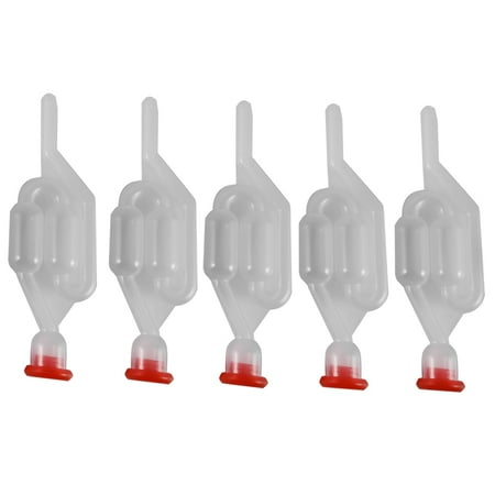 

Wine Seal Exhaust Valve Straw Home Brew Wine Fermentation Airlock Sealed Plastic Air Lock Check Water Sealed Valves Friendly