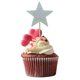 thumbnail image 4 of Adornos para cupcakes Colcomx 5 estrellas doradas y plateadas Topper de la torta, 4 of 7