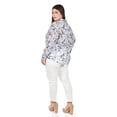 thumbnail image 3 of Camisa de chifon Roman Fashion Tallas Extras 019 Estampado azul 42, 3 of 6