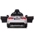 thumbnail image 3 of 12V Electric Car for Kids, Officially Licensed BMW M4 Ride On Car with Remote Control, 3 Speeds, LED Lights, Battery Powered Cars for Kids, Ride On Toys for Boys & Girls, White, 3 of 11