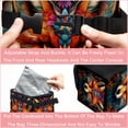 thumbnail image 4 of Fox Foldable Car Garbage Can with Lid, Leak-Proof, Hanging Storage Bag - Car Trash Bin, Mini Trash Can, 4 of 6