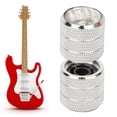 thumbnail image 4 of 3 pcs Metal Guitar Volume Tone Control Knobs Button Accessory for Electric Guitars Bass, 4 of 8