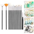 thumbnail image 4 of 15Pcs Nail Pen Exquisite Easy to Use Plastic Nail Art Drawing Liner for Salon, 4 of 8