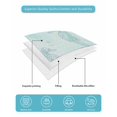 thumbnail image 4 of Twin XL Quilt Bedding Set, Teal Blue Seahorse Coastal Reversible Summer Quilt 3 Pieces, Beach Watercolor Sea Ocean Nautical Lightweight Bedspreads Coverlets with 2 Pillow Shams for All Seasons, 4 of 5