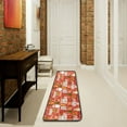 thumbnail image 3 of Merry Christmas Holly Jolly Hallway Runner Rug 2'x6' Kitchen Rug with Rubber Backing Red Gingerbread Tree Snowman Non Slip Entryway Rug Runner Washable Soft Area Rug for Hallway Bedroom Kitchen Decor, 3 of 6