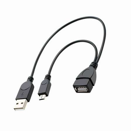 2 in 1 MicroUSB to USB Adapter OTG Adapter Cable for Fire Stick Gaming Consoles