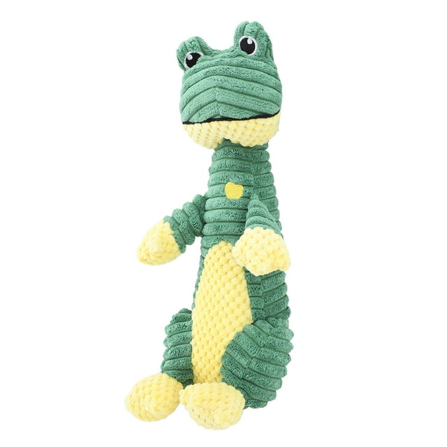 Cute Animal Shape Plush Dog Squeaky Toy, Interactive, Reduce Boredom, Stuffed Dog Chew Toy For Small, Medium, And Large Dogs, Durable Design, Teeth Cleaning