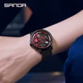 thumbnail image 6 of SANDA Luxury Men's Watches Top Brand Fashion Steel Business Quartz Watch Waterproof Wristwatch Clock Relogio Masculino P1091, 6 of 7