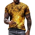 thumbnail image 2 of LSLJS T-Shirt à Manches Courtes Col Rond pour Hommes Haut Athlétique Décontracté Imprimé Géométrique T-Shirt Graphique Tee Extérieur Quotidien Vacances Printemps Automne Vêtements, Cadeaux pour Hommes, 2 of 6