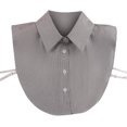 thumbnail image 2 of Yuwull Stylish Detachable Half Shirt Blouse Chiffon False Collar Embroidered Boho Fake Collar, 2 of 7