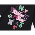 thumbnail image 5 of Serdomi Girls Long Sleeve T-Shirt - Soft Tops Cute Brown Teddy Bear Graphic Tee Size 10, 5 of 7