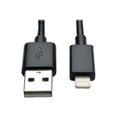 thumbnail image 2 of Eaton Tripp Lite Series USB-A to Lightning Sync/Charge Cables (M/M) - MFi Certified, Black, 10 in. (0.25 m), Pack of 10 - Lightning cable - Lightning male to USB male - 10 in - black (pack of 10), 2 of 5