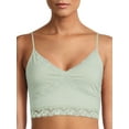 thumbnail image 2 of No Boundaries Juniors' Lace Trim Brami, 2 Pack, 2 of 3