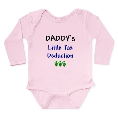 

CafePress - Daddy s Little Tax Deduction Body Suit - Long Sleeve Infant Bodysuit