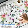 thumbnail image 2 of Long Mouse Pads for Desk,Pioneer Flower Floral Print Pattern Desk Mats on Top Of Desks, Desk Mouse Pad Extra Large with 3mm Non-Slip Base and Stitched Edge for Gaming,Office,Work,Home 47.3"x23.6", 2 of 6