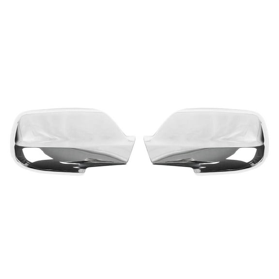 OMAC Side Mirror Cover Caps Fits Jeep Grand Cherokee 2005-2010 Chrome Silver 2 Pcs