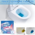 thumbnail image 3 of Toilet Cleaning Tablets Blue – Urine Stain & Remover, Limescale Dissolver, Bathroom Toilet Cleaner, 50g Tablet, 4 Count Box, 3 of 8