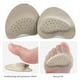 thumbnail image 4 of Pegatinas antideslizantes para sandalias de piezas, almohadilla de cuero para el antepié, plantillas para aliviar el dolor, cojín para el dedo del pie, cuidado de los zapatos, 4 unidades, 4 of 4