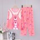 thumbnail image 1 of Pijamas para niños, conjunto de ropa para el hogar de manga larga para niñas de estilo coreano, ropa fina para aire acondicionado para bebés, ropa para niños de primavera y otoño, 1 of 2