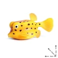 thumbnail image 5 of Ksopiavobs Realistic Animal Figures Yellow Boxfish Sea Animal Toy, Science Project, Cake Topper, Early Educational Toys Birthday for Toddlers Kids Age 3 4 5, 5 of 5