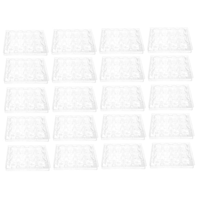 EeaseMX 50 bandejas para guardar huevos de codorniz en casa, organizador con tapa