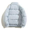 thumbnail image 4 of Puffer Jacket Men Heavyweight Warm Winter Coats Windproof Thermal Insulated Jackets Thick Down Outwear with Pockets, 4 of 4