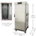 thumbnail image 2 of 11 Layers Commercial Single Door Food Warmer Mobile Heated Holding Cabinet 220V 86-185℉ Temperature, 2 of 10