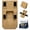 Khaki*1, variant on Hidden Anti-Theft Passport Pouch, 3-in-1 Nylon Travel Security Belt Wallet