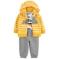 thumbnail image 2 of Conjunto Carter´s Child of Mine Niño 12 M Estampado Vehículos Amarillo 3 Piezas, 2 of 4