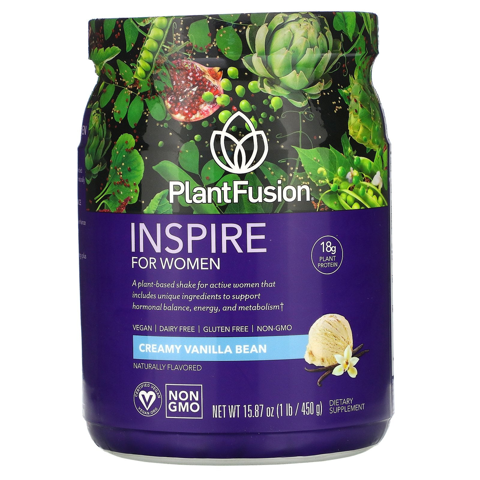 PlantFusion Inspire for Women PlantBased Protein Powder