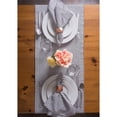 thumbnail image 3 of DII 14x108" Modern Cotton Mineral Seersucker Table Runner in Gray, 3 of 4