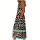thumbnail image 3 of Bajo Vestido Pantalones Cortos Mujeres Casual Cuello Redondo Impresión Bolsillos sin Mangas Vestido Vestido Corto para Mujeres Verano, 3 of 5