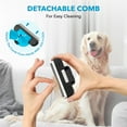 thumbnail image 3 of BOSHEL Ergonomic Grooming Brush for Dogs & Cats - Reduces Shedding - Easy Clean Anti-Slip Handle - Deshedding Tool, 3 of 9