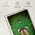 thumbnail image 6 of Elephant Stock Ornate Indian Door Wall Art - Vertical Canvas Wall Art - Living Room Wall Decor - Architecture Canvas - Green And Gold Decor - 8" x 12", 6 of 8