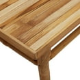 thumbnail image 2 of vidaXL Coffee Table Accent Living Room Bedroom Hallway Office Furniture Bamboo, 2 of 7