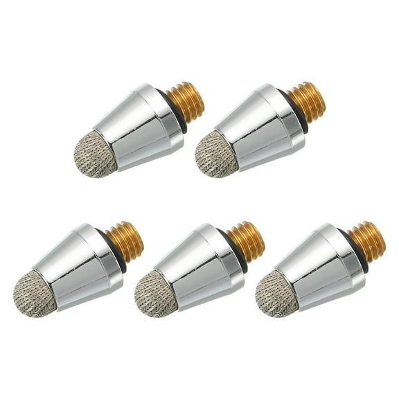 5pcs Stylus Pen Fiber Tips Universal Replacement 7mm for 2 in 1 Stylus Pen Capacitive Screen Devices 17mm