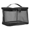 thumbnail image 5 of Mesh Toiletry Pouch Suitable For Outdoor Use Designed For Friends In Black Color For Makeup Storage 1Pc, 5 of 5