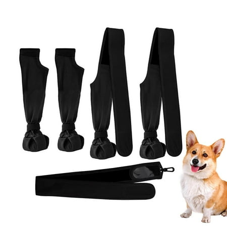 AITOCO Dog Boot Suspenders Waterproof Paw Protectors Soft Puppy Boots Non-slip Dog Winter Shoes Adjustable Booties for Dogs Paws Protects From Hot Cold Wet Weather economical