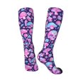 thumbnail image 3 of Zufioo Skull Rainbow Mushroom Print Long High Thigh Socks Knee-High Warm Stocking Women Boot Sock Leg Warmer High Socks for Daily Wear, Cosplay, 3 of 6