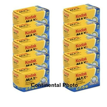 20 Rolls Kodak Max GC 400 135-24 Color Print 35mm Film