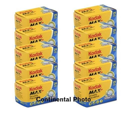 20 Rolls Kodak Max GC 400 135-24 Color Print 35mm Film
